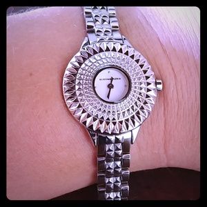 BCBGMAXAZRIA Womens Silver Watch